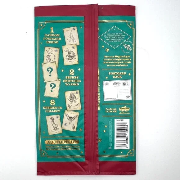 MinaLima Mystery Postcard Harry Potter Fantastic Beasts Newt Scamander Niffler - Picture 4 of 4